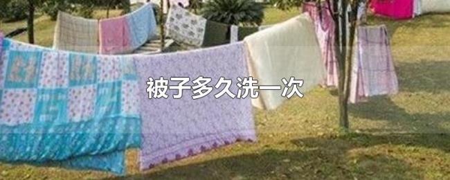 被子多久洗一次
