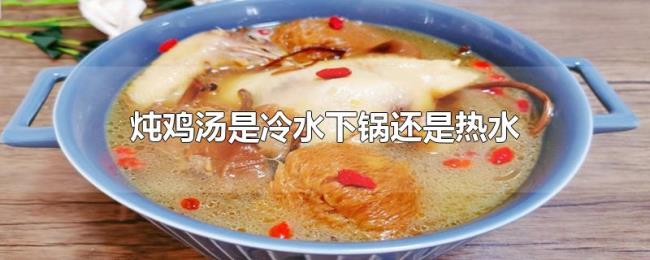 炖鸡汤是冷水下锅还是热水 炖鸡汤是冷水下锅还是热水