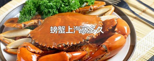 螃蟹上汽蒸多久 螃蟹上汽蒸多久