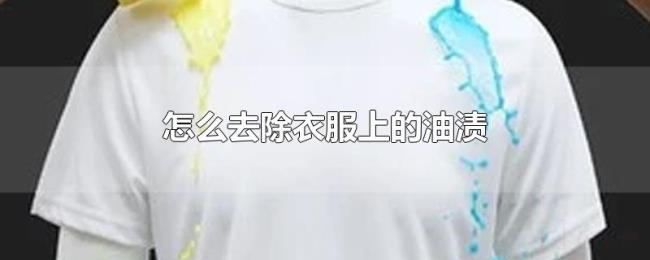 怎么去除衣服上的油渍