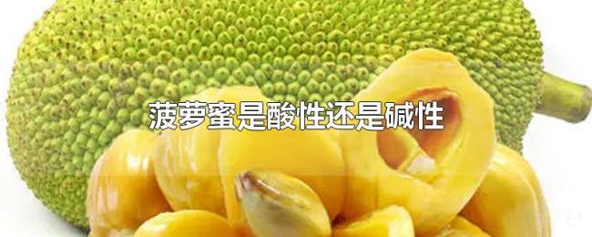 菠萝蜜是酸性还是碱性