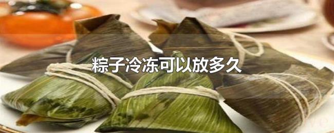 粽子冷冻可以放多久 粽子冷冻可以放多久