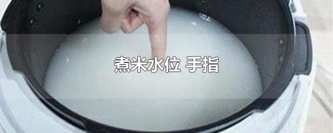 煮米水位（手指）