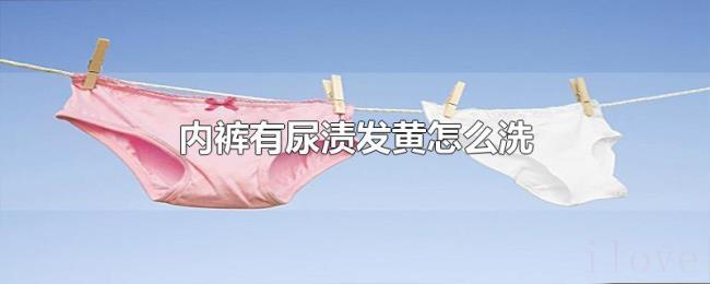 内裤有尿渍发黄怎么洗