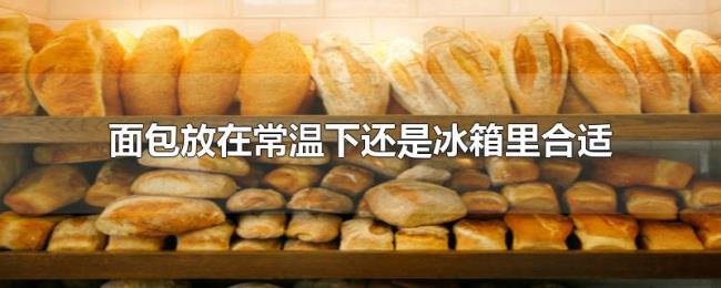 面包放在常温下还是冰箱里合适 面包放在常温下还是冰箱里合适