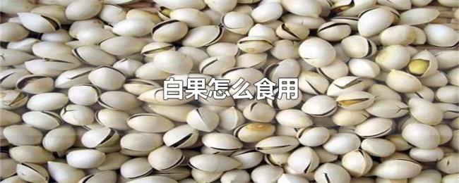 白果怎么食用