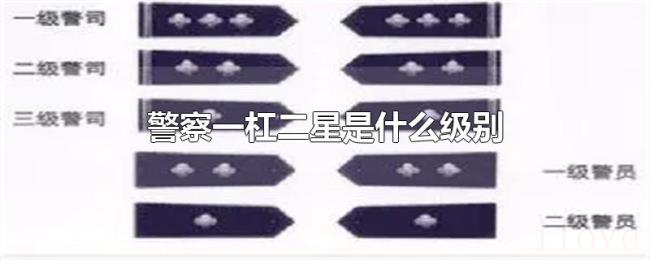 警察一杠二星是什么级别