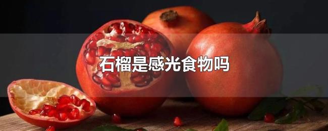 石榴是感光食物吗