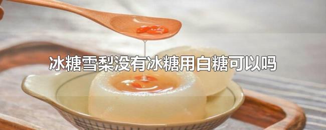 冰糖雪梨没有冰糖用白糖可以吗