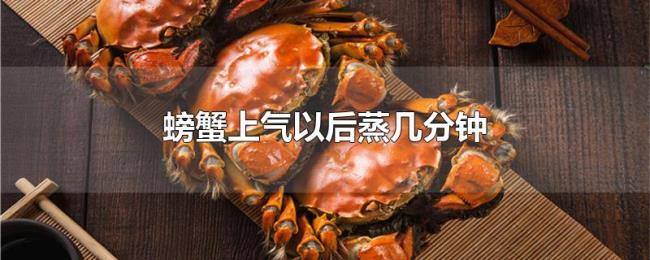 螃蟹上气以后蒸几分钟 螃蟹上气以后蒸几分钟