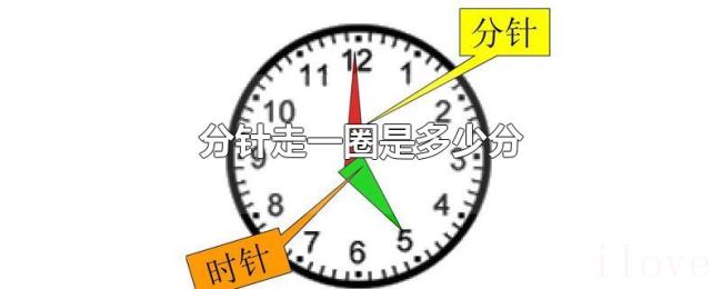分针走一圈是多少分