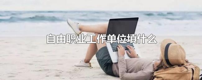 自由职业工作单位填什么