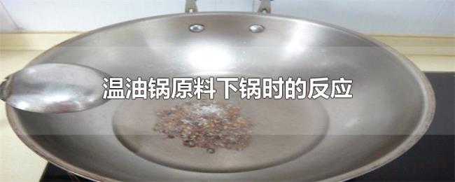 温油锅原料下锅时的反应 温油锅原料下锅时的反应
