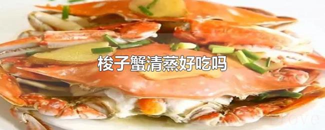 梭子蟹清蒸好吃吗 梭子蟹清蒸好吃吗