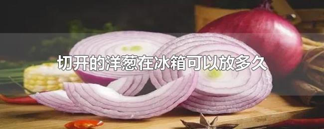 切开的洋葱在冰箱可以放多久 切开的洋葱在冰箱可以放多久
