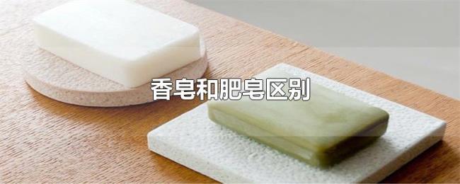 香皂和肥皂区别 香皂和肥皂区别