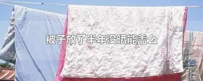 被子放了半年没晒能盖么 被子放了半年没晒能盖么