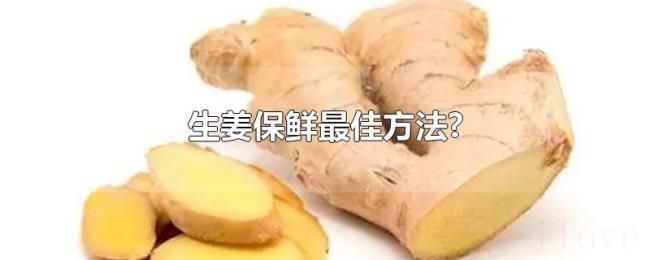 生姜保鲜最佳方法? 生姜保鲜最佳方法?