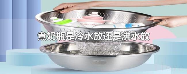 煮奶瓶是冷水放还是沸水放