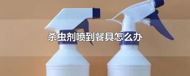 杀虫剂喷到餐具怎么办 杀虫剂喷到餐具怎么办