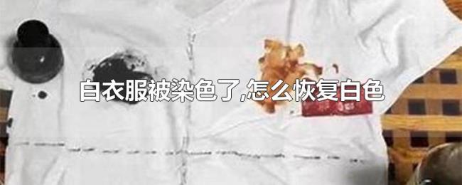 白衣服被染色了,怎么恢复白色 白衣服被染色了,怎么恢复白色