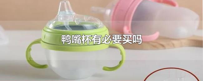 鸭嘴杯有必要买吗 鸭嘴杯有必要买吗
