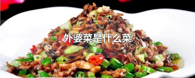 外婆菜是什么菜 外婆菜是什么菜