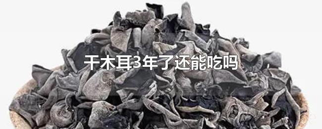 干木耳3年了还能吃吗