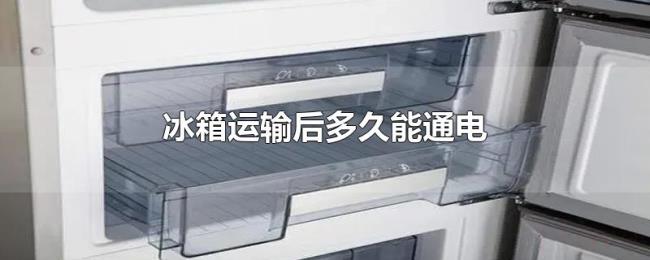 冰箱运输后多久能通电 冰箱运输后多久能通电