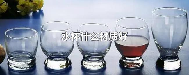 水杯什么材质好