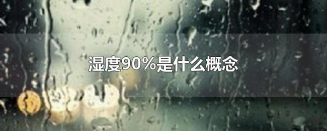湿度90%是什么概念 湿度90%是什么概念