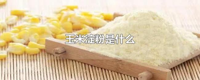 玉米淀粉是什么