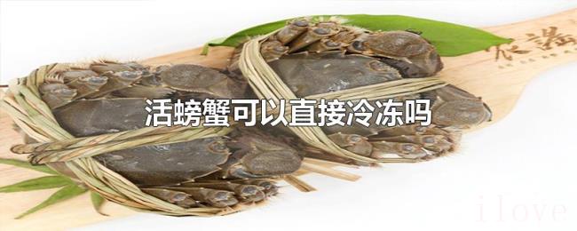 活螃蟹可以直接冷冻吗 活螃蟹可以直接冷冻吗