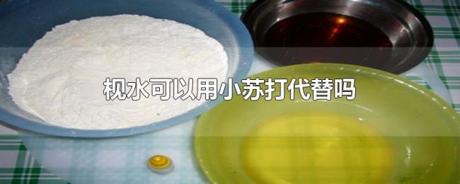 枧水可以用小苏打代替吗 枧水可以用小苏打代替吗