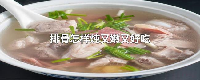 排骨怎样炖又嫩又好吃