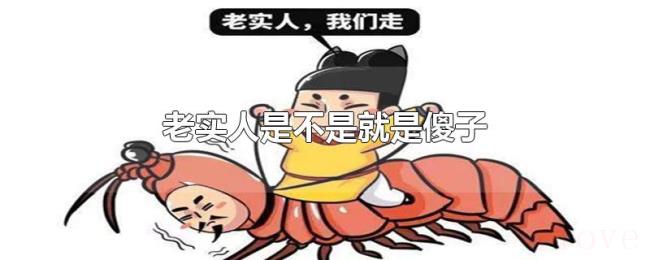 老实人是不是就是傻子 老实人是不是就是傻子
