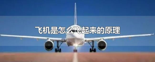 飞机是怎么飞起来的原理 飞机是怎么飞起来的原理