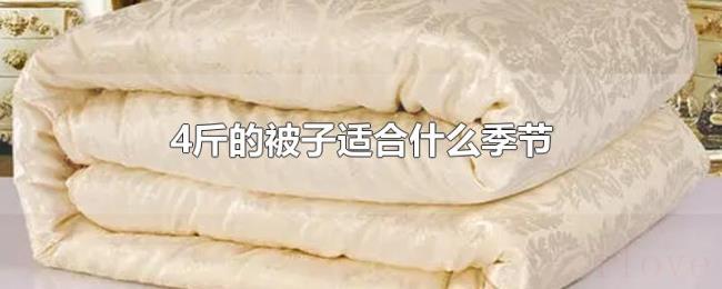 4斤的被子适合什么季节 4斤的被子适合什么季节
