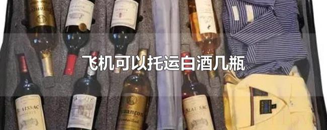 飞机可以托运白酒几瓶 飞机可以托运白酒几瓶