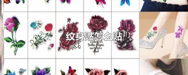 纹身贴怎么贴