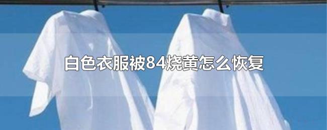 白色衣服被84烧黄怎么恢复 白色衣服被84烧黄怎么恢复