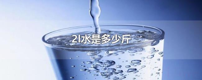 2l水是多少斤 2l水是多少斤
