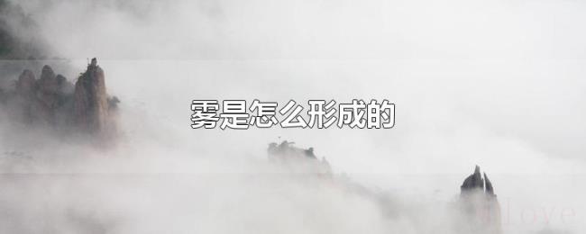 雾是怎么形成的 雾是怎么形成的