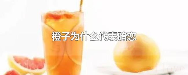 橙子为什么代表暗恋