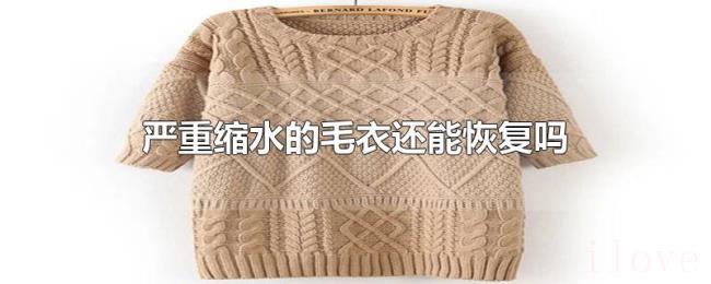 严重缩水的毛衣还能恢复吗
