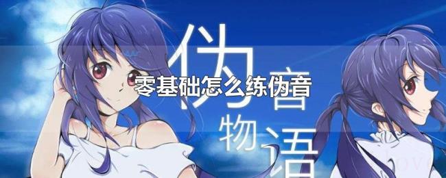 零基础怎么练伪音