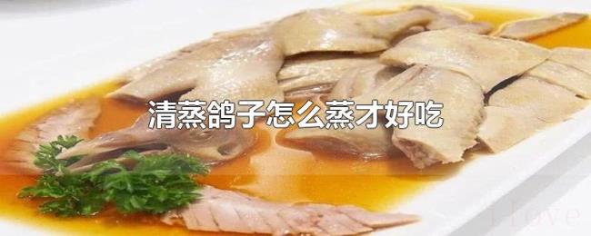 清蒸鸽子怎么蒸才好吃