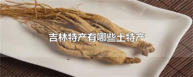 吉林特产有哪些土特产