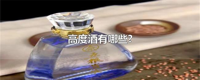 高度酒有哪些?