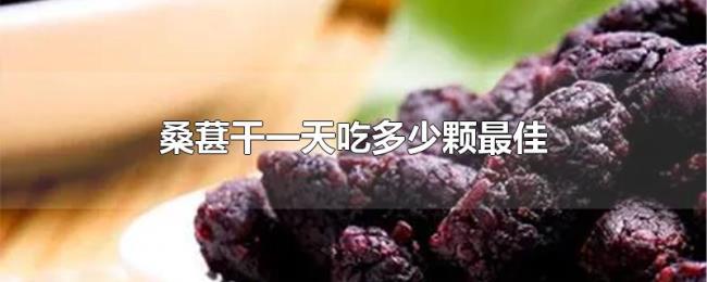桑葚干一天吃多少颗最佳 桑葚干一天吃多少颗最佳